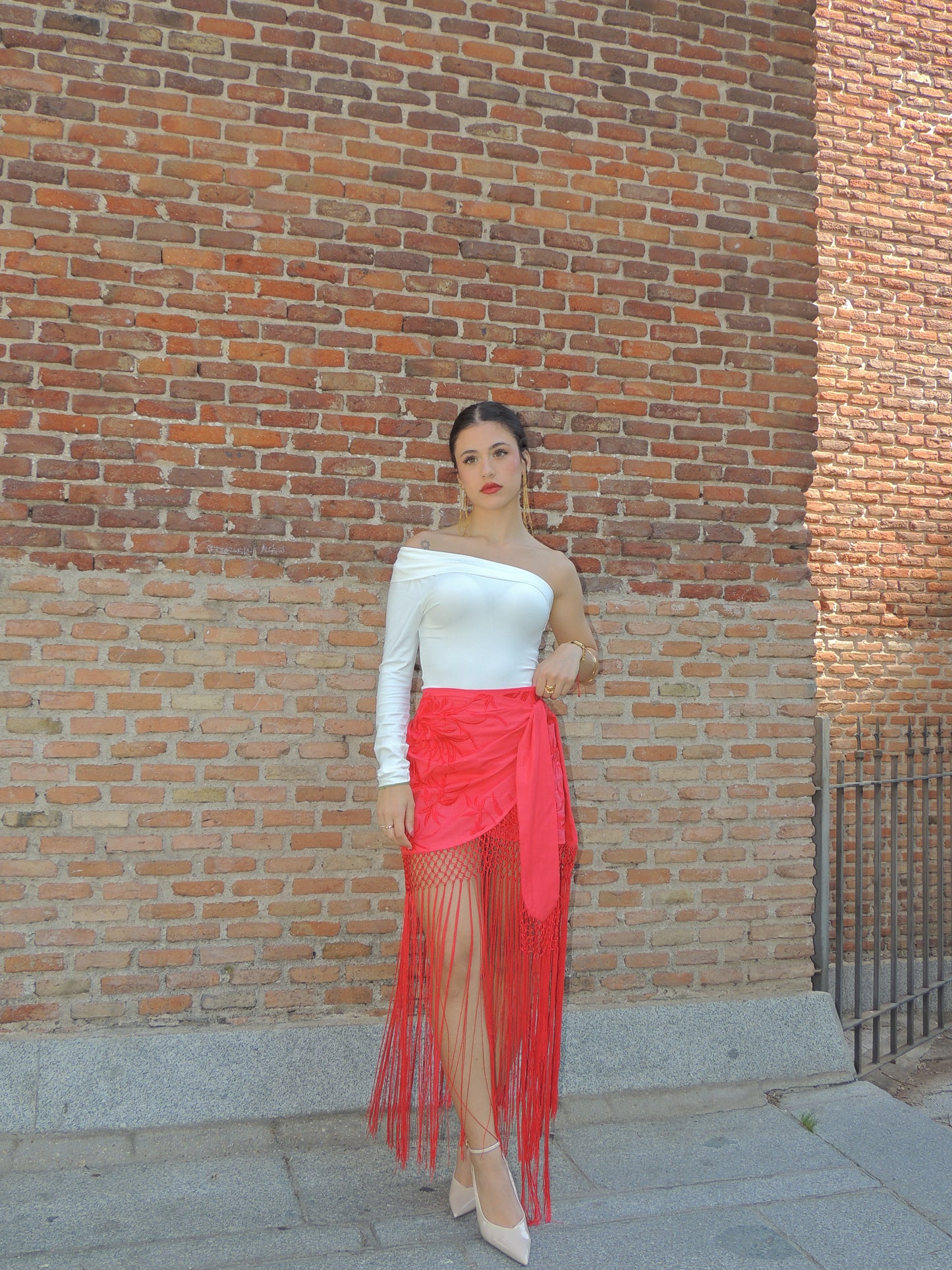 FALDA PANTALÓN FLECOS