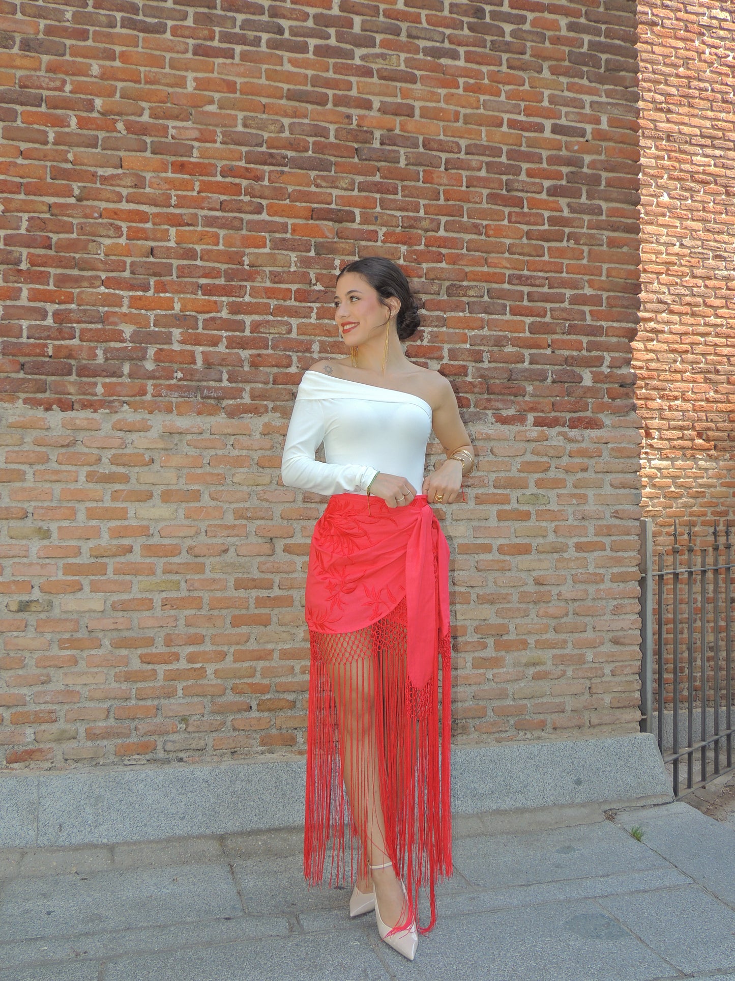 FALDA PANTALÓN FLECOS